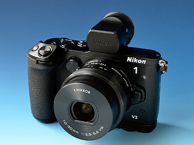 合体ロボのようなミラーレス Nikon『Nikon 1 V3』 [デジタル一眼カメラ