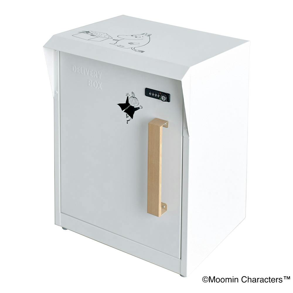 宅配BOX付ポスト MOOMIN ムーミン M25-0013 幅38cm 高さ101cm 奥行32.2
