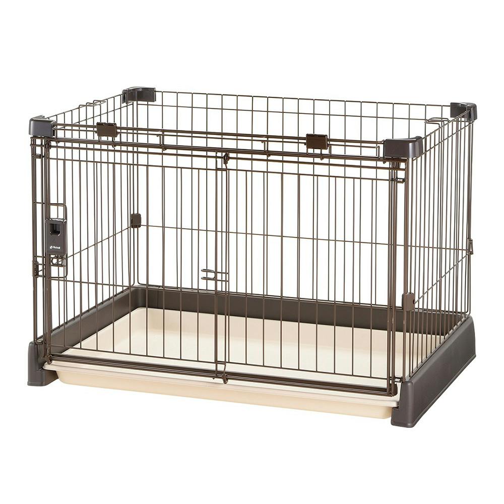 もっとお掃除簡単ペットサークル 90-60 ダークブラウン | ペット用品