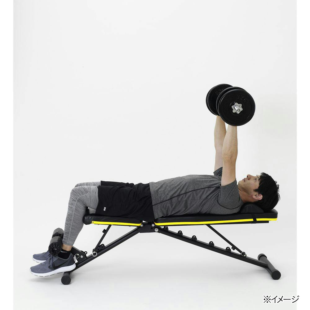 アルインコ アジャスタブルベンチ FA221Y 背もたれ座面角度調節可能