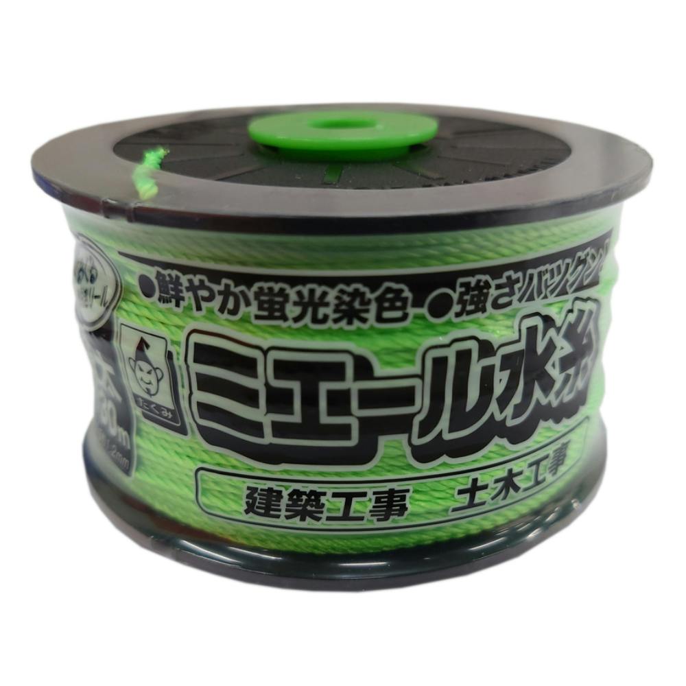 たくみ ミエール水糸 極太グリーン 4333 130m | 作業工具・作業用品