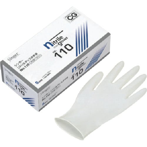 CAINZ-DASH】宇都宮製作 ニトリルディスポNo．110白PFS