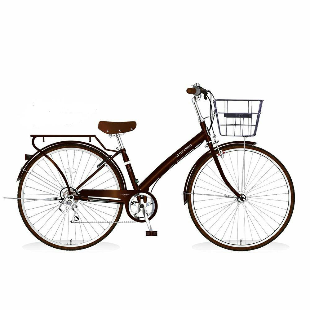 自転車】シティ車 LEOPARDO2 27型 外装6段 BAA ブラウン | シティ