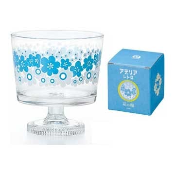 アデリアレトロ 脚付きデザート 深型【デザートカップ アイス デザート