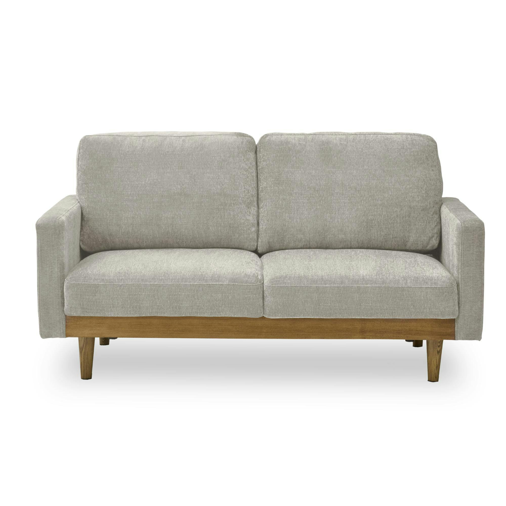 to meet ソファー シュリンプ グレー 2人掛け ソファ 二人掛け 布 木製