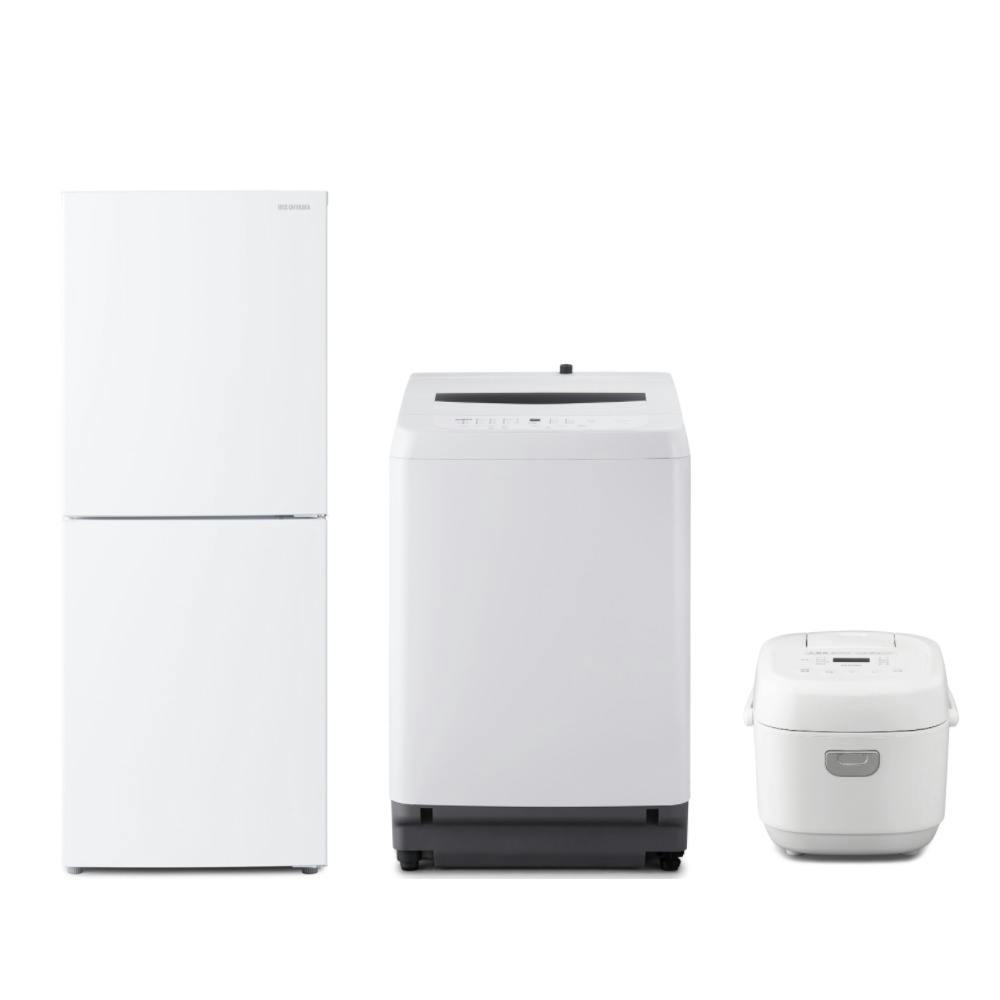 アイリスオーヤマ 【冷蔵庫・洗濯機 開梱設置】家電3点セット(冷凍