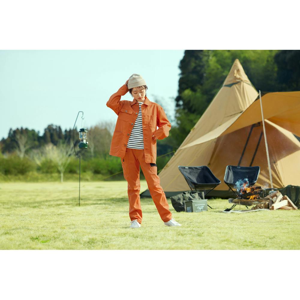 アイリスオーヤマ ファイヤープルーフカバーオール L オレンジ FC22106