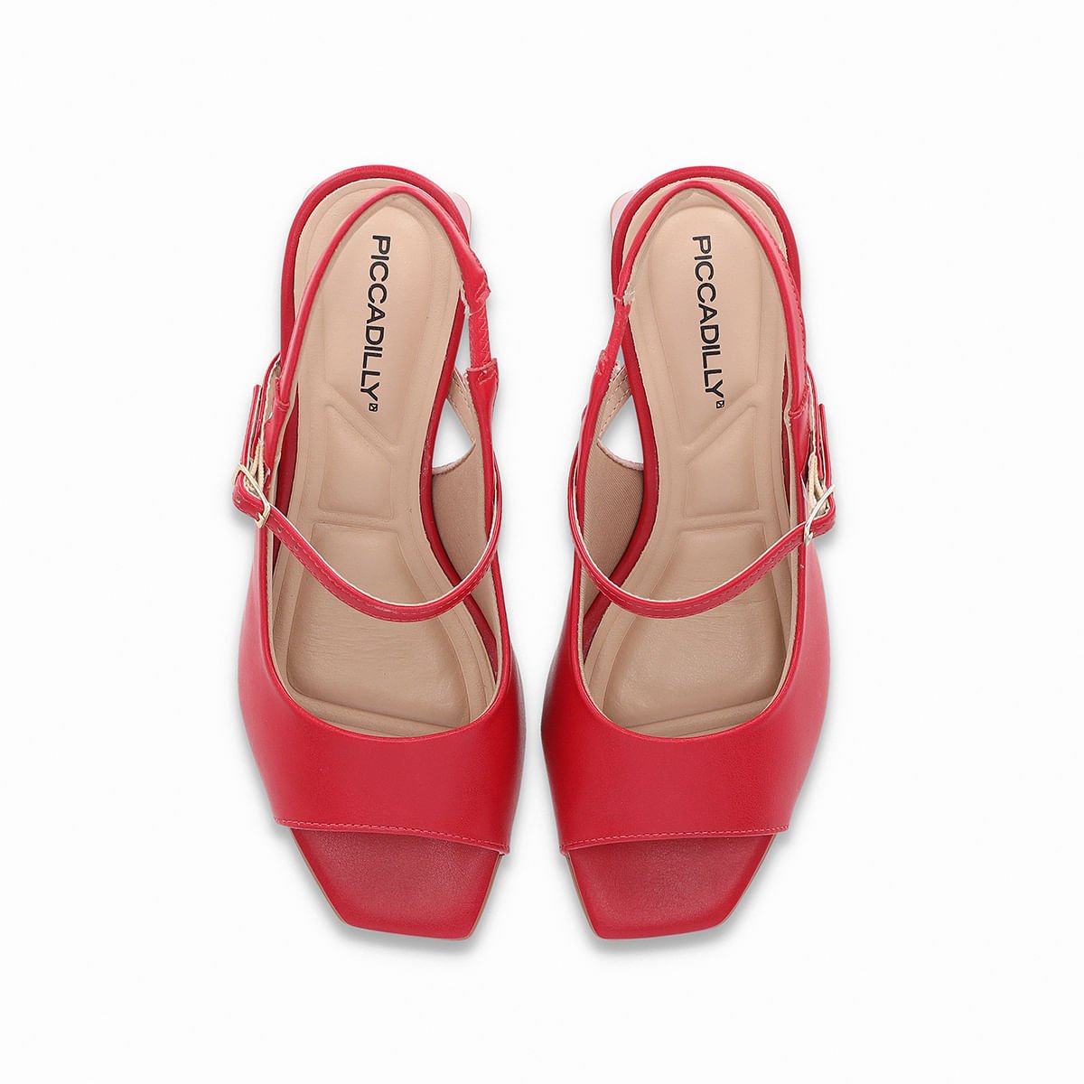 Sapato Slingback Renee Hibisco Vermelho
