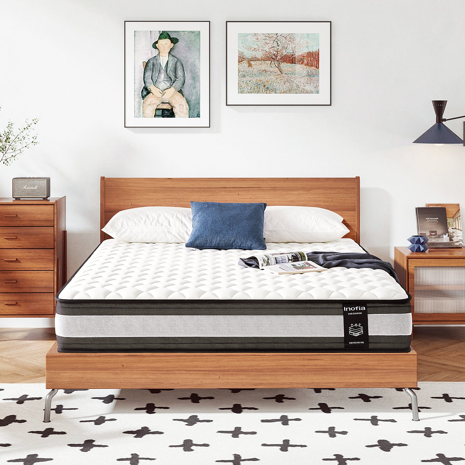 Inofia マットレス セミダブル 専門ブランド 高反発マットレス 24cm