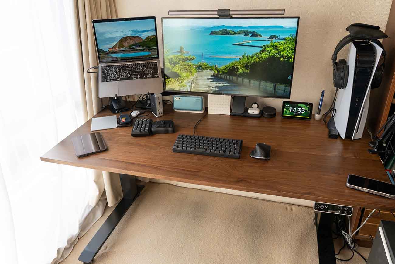 FlexiSpot電動昇降デスク E7 Pro レビュー。コの字型フレームの