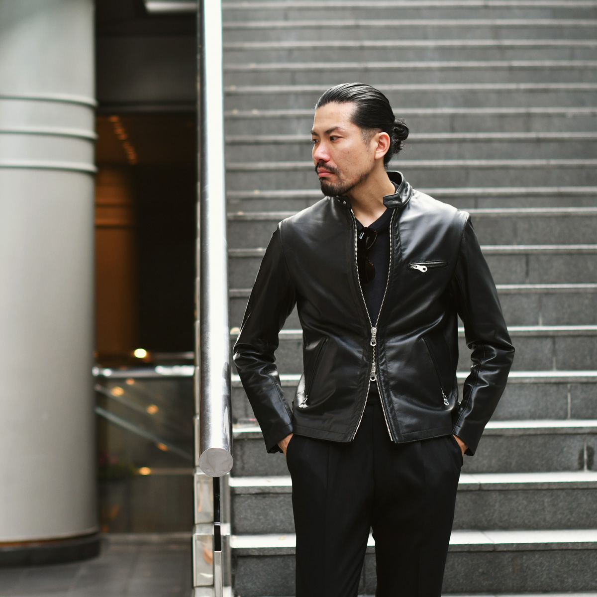 Cinquanta【チンクアンタ】シングルライダースジャケットをご紹介致し