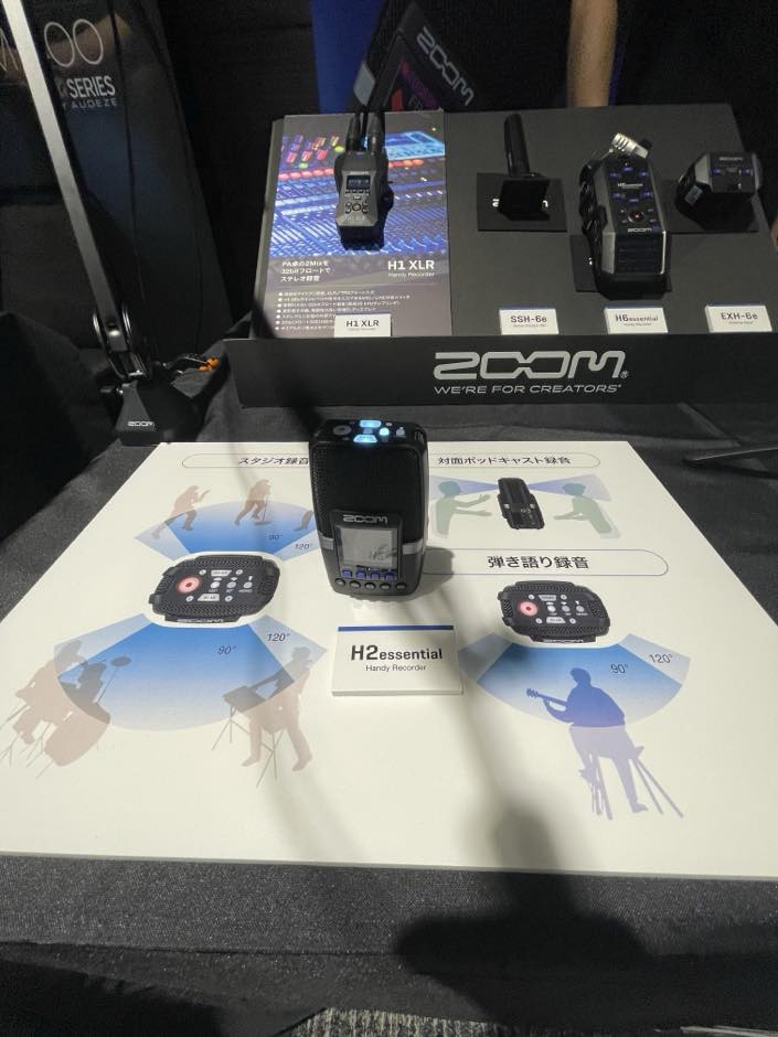 ZOOM H2essential | 9種類のピックアップパターンを選べる32bit