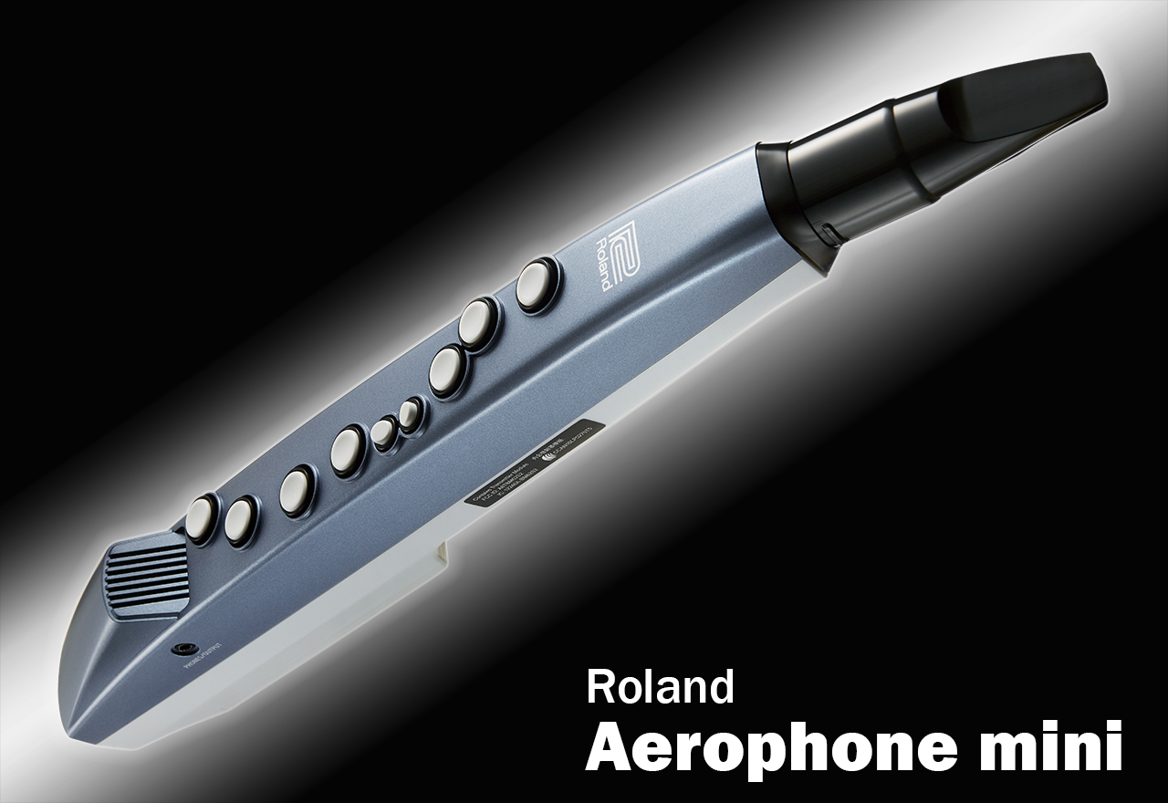 Roland Aerophone mini / AE-01 | 重さ500gの軽量設計！電子管楽器