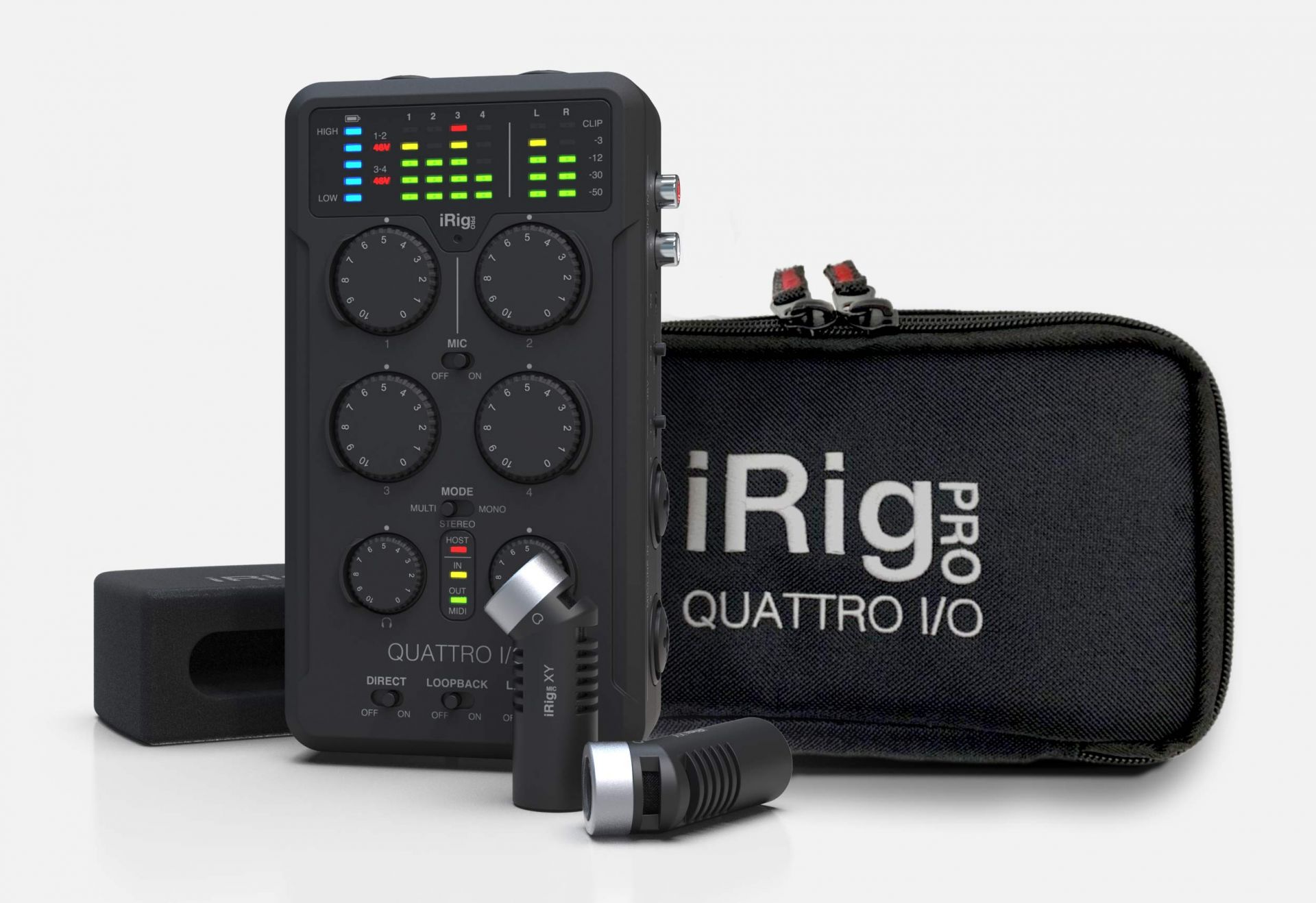 IK Multimedia ” iRig Pro Quattro I/O ” | プロ仕様のモバイル