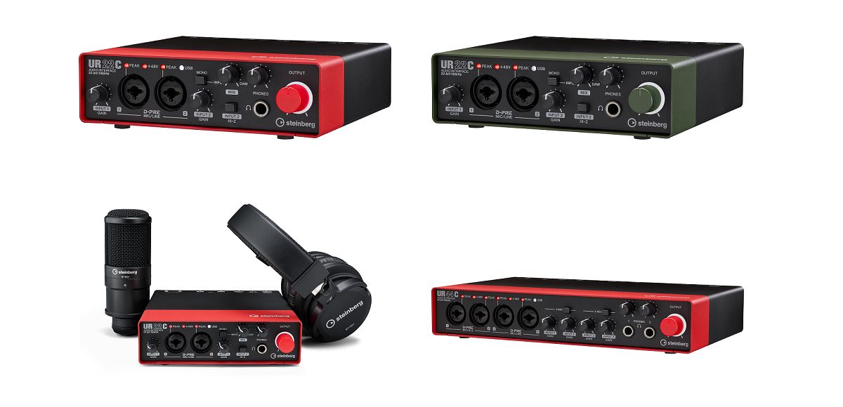 Steinberg オーディオインターフェース『UR-Cシリーズ』カラー