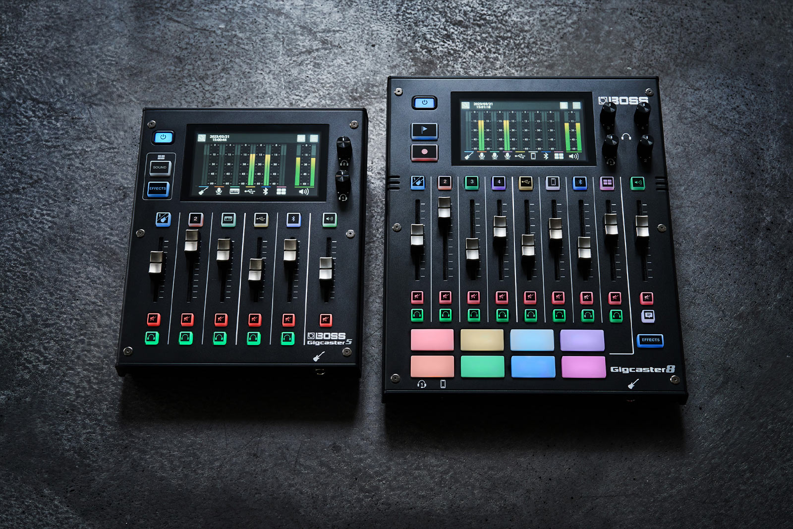 BOSS GIGCASTER 8 / GIGCASTER 5 | ミュージシャンのための高音質