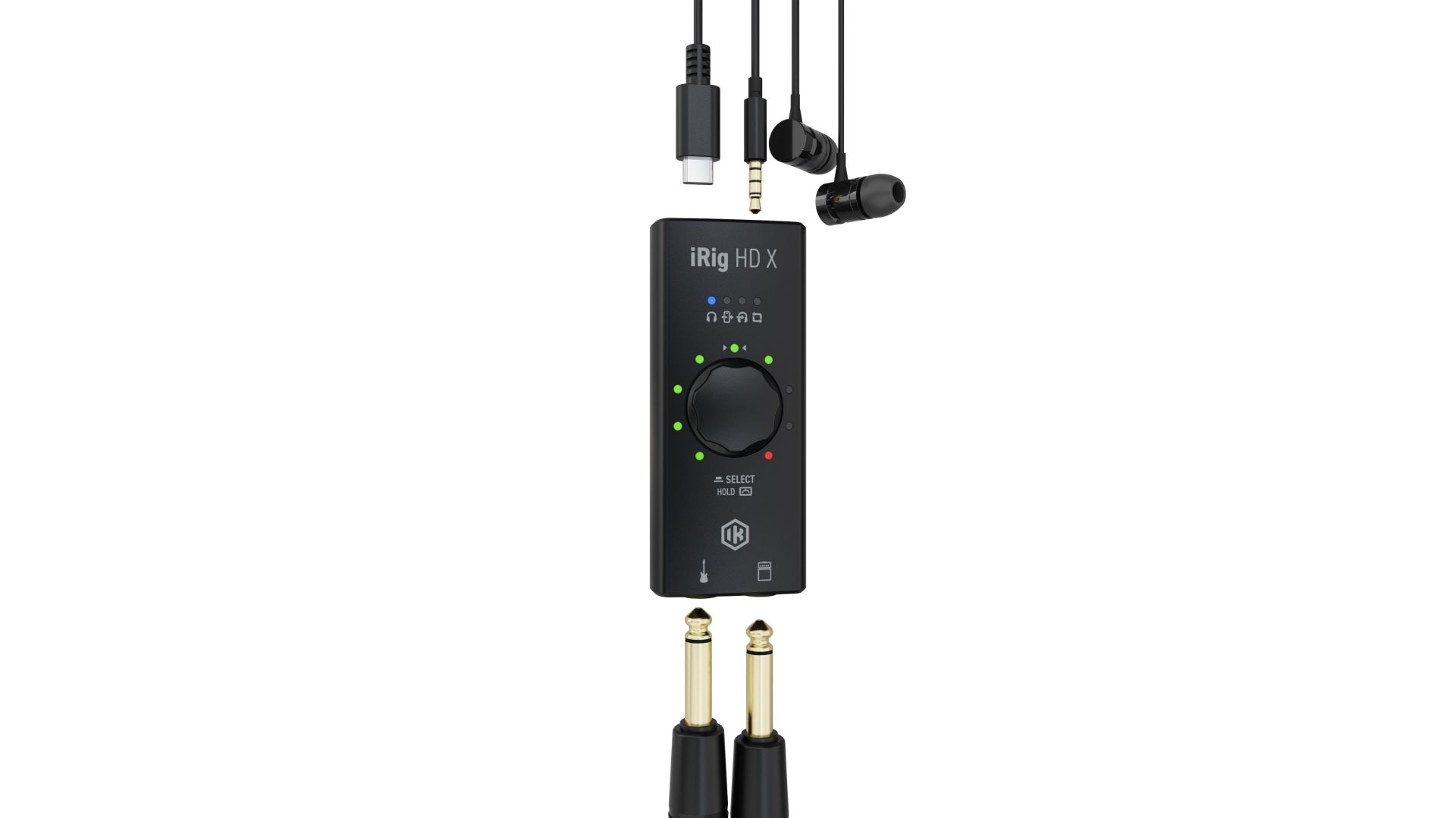 IK Multimedia iRig HD X | USB-C、24-bit/96kHz 対応高品位ギター