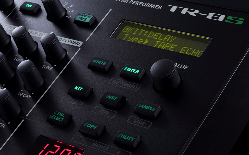 Roland TR-8S 発表 ！歴代TRサウンドとインポート機能を追加したTR-8