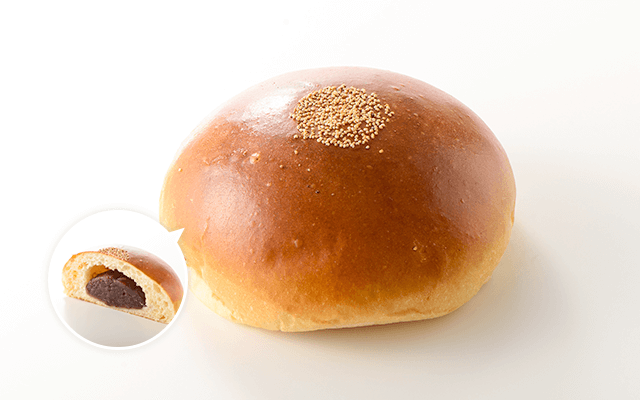 十勝粒あんぱん - 京都伊三郎製ぱん（136Bakery）