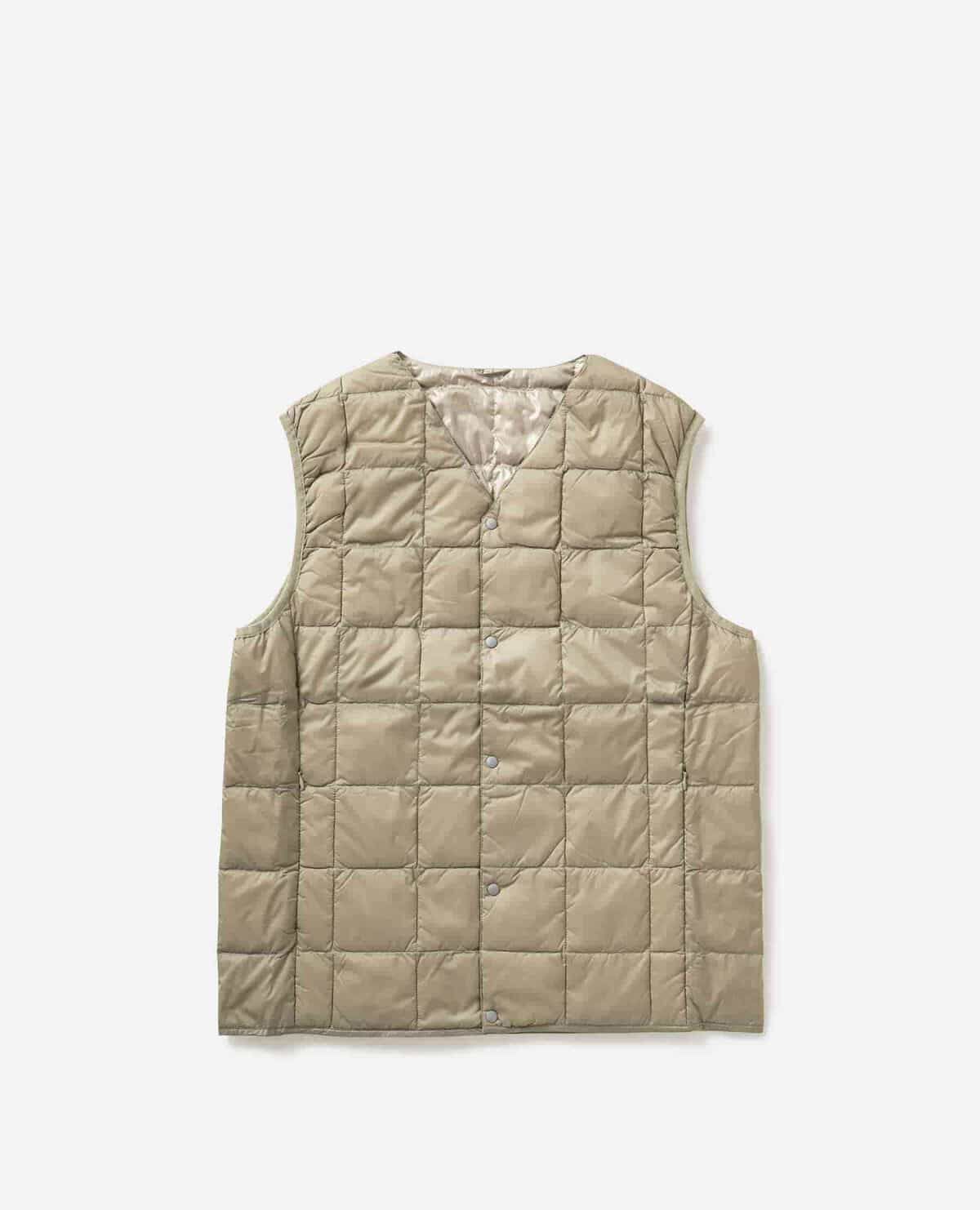 メンズ ダウン ベスト カーキ｜タイオン / TAION 洋服ギフト｜ギフト