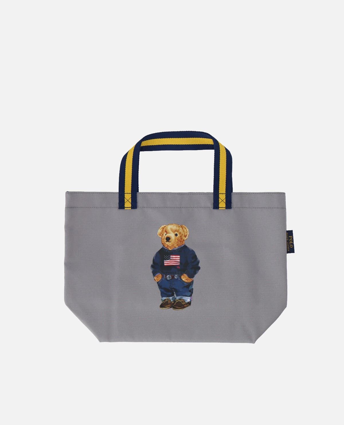 ポロ ベア 折りたたみ バッグ グレー｜ポロ ラルフ ローレン / POLO