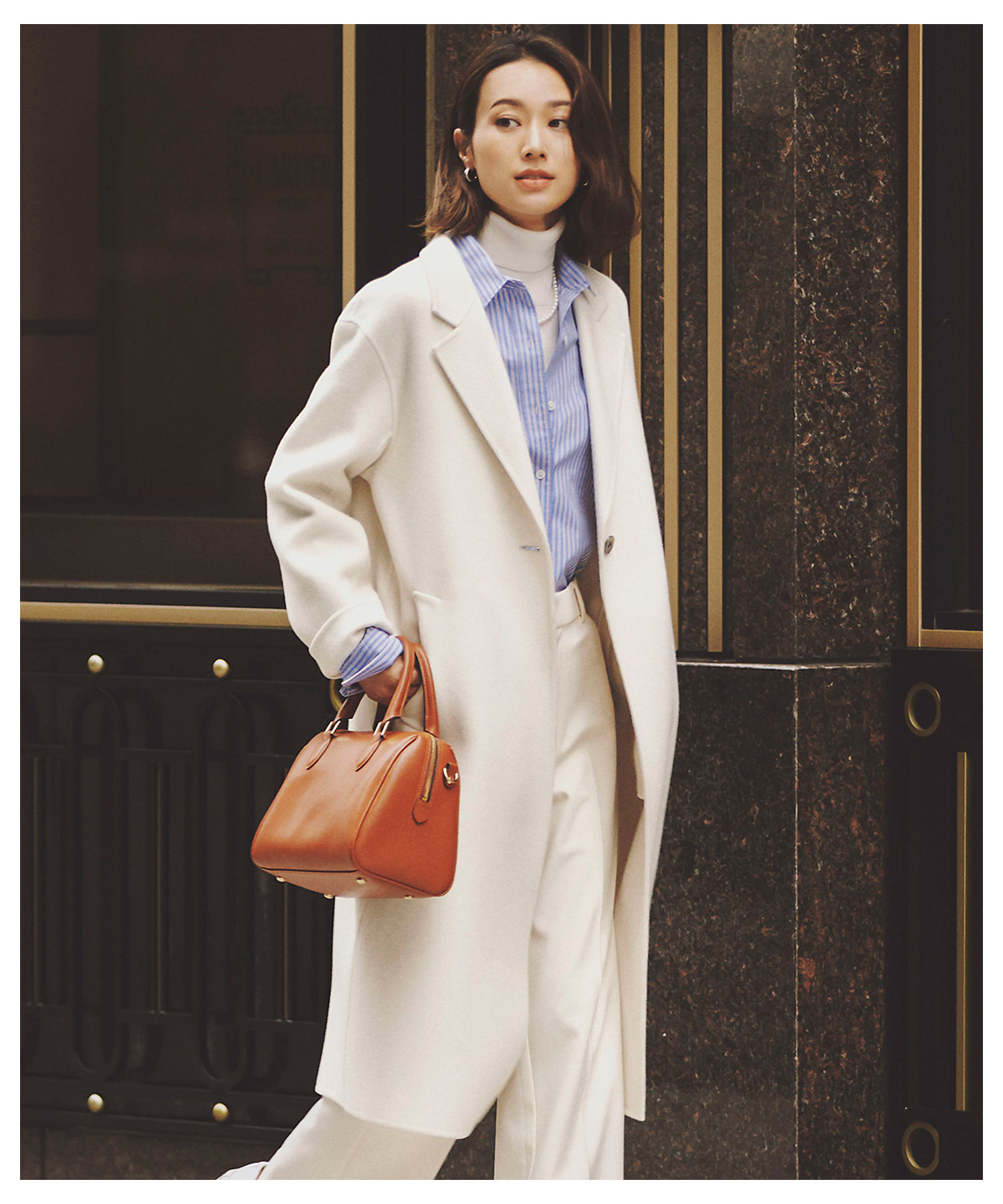 ウールリバー ロングコート（SCWSNW0421） | 23区 S (Women