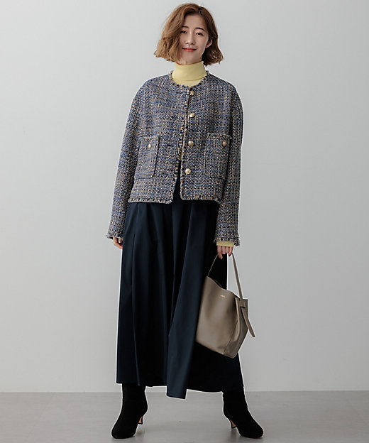 洗える】ブライトタフタ ギャザー スカート（SKWWGS6017