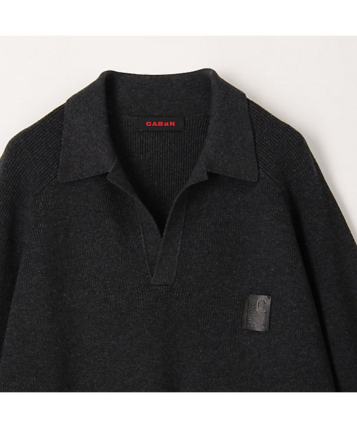 コットンカシミヤ ポロスキッパー | CABaN/キャバン | 三越伊勢丹