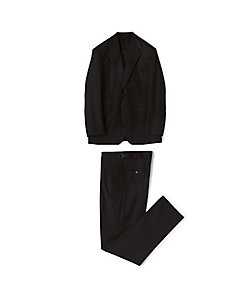 ウール シングルブレステッド2Bスーツ ISLAND FLEECE E