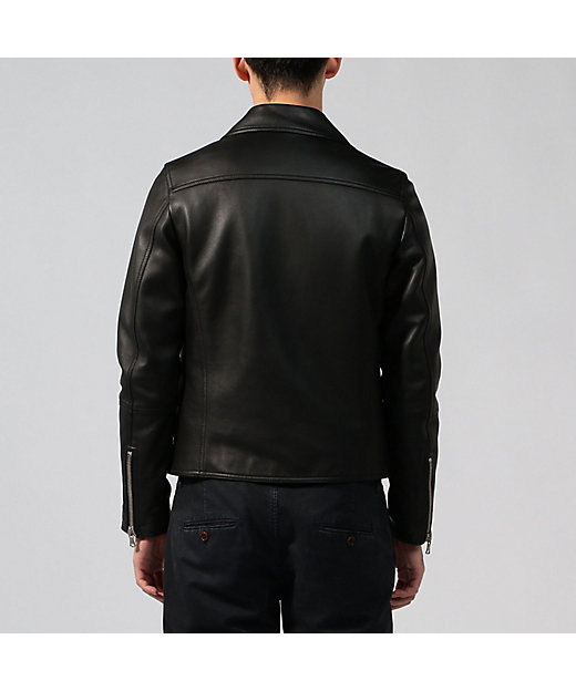 別注】DENIM×TOMORROWLAND ラムレザーダブル