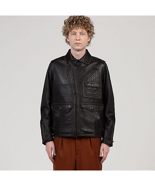 ゴートレザー ライダースジャケット | TOMORROWLAND (Men