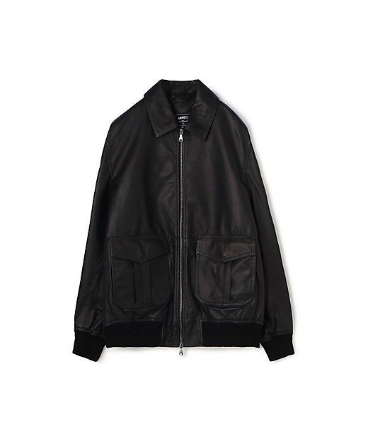 別注】EMMETI AKRON ラムレザー ブルゾン | TOMORROWLAND