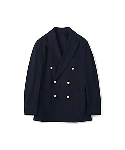 Super100'sウール ピンストライプ シングルブレステッド2B