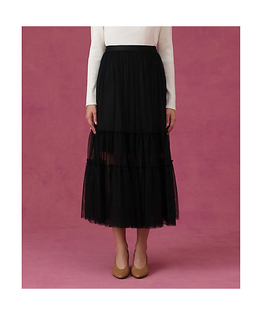 チュールティアード スカート | ANAYI/アナイ | 三越伊勢丹オンライン