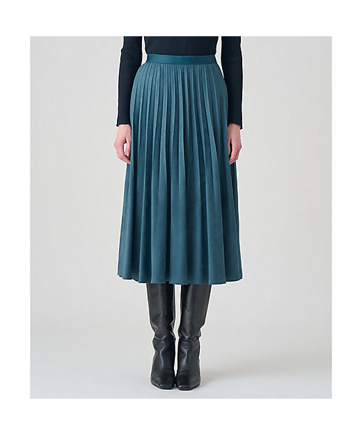 フェイクスエードプリーツスカート | ANAYI/アナイ | 三越伊勢丹