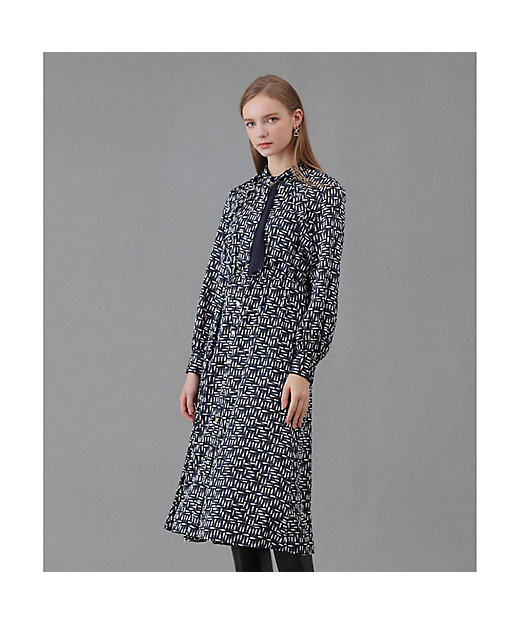 リッププリントボウタイフレア ワンピース | ANAYI/アナイ | 三越