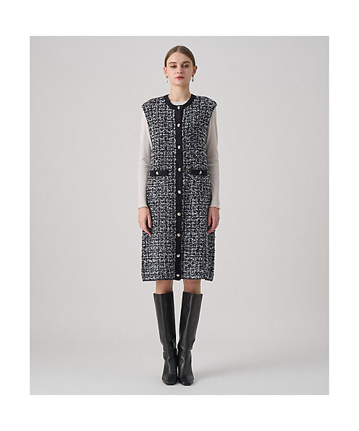 モールツイードワンピース | ANAYI/アナイ | 三越伊勢丹オンライン