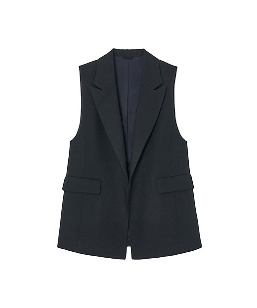 セットアップ対応商品】バスケットツイードペプラムジレ | ANAYI