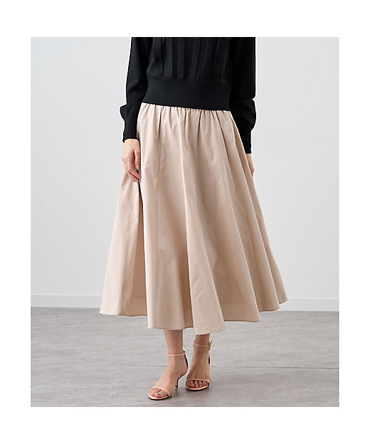 シャイニータフタギャザーフレア スカート | ANAYI/アナイ | 三越