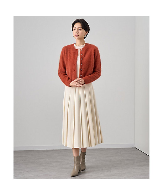 フェイクスエードプリーツスカート | ANAYI/アナイ | 三越伊勢丹