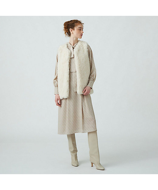 プードルファー クルーネックジレ | maison TOMORROWLAND/メゾン