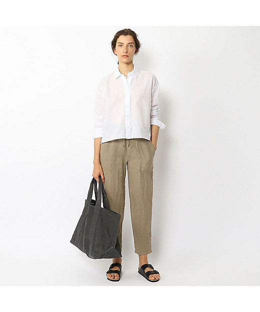 コットンリネンキャンバストートバッグ MEDIUM AMF0014