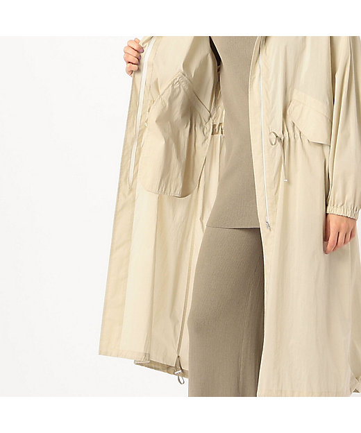 コットンナイロンタイプライター モッズコート | maison TOMORROWLAND