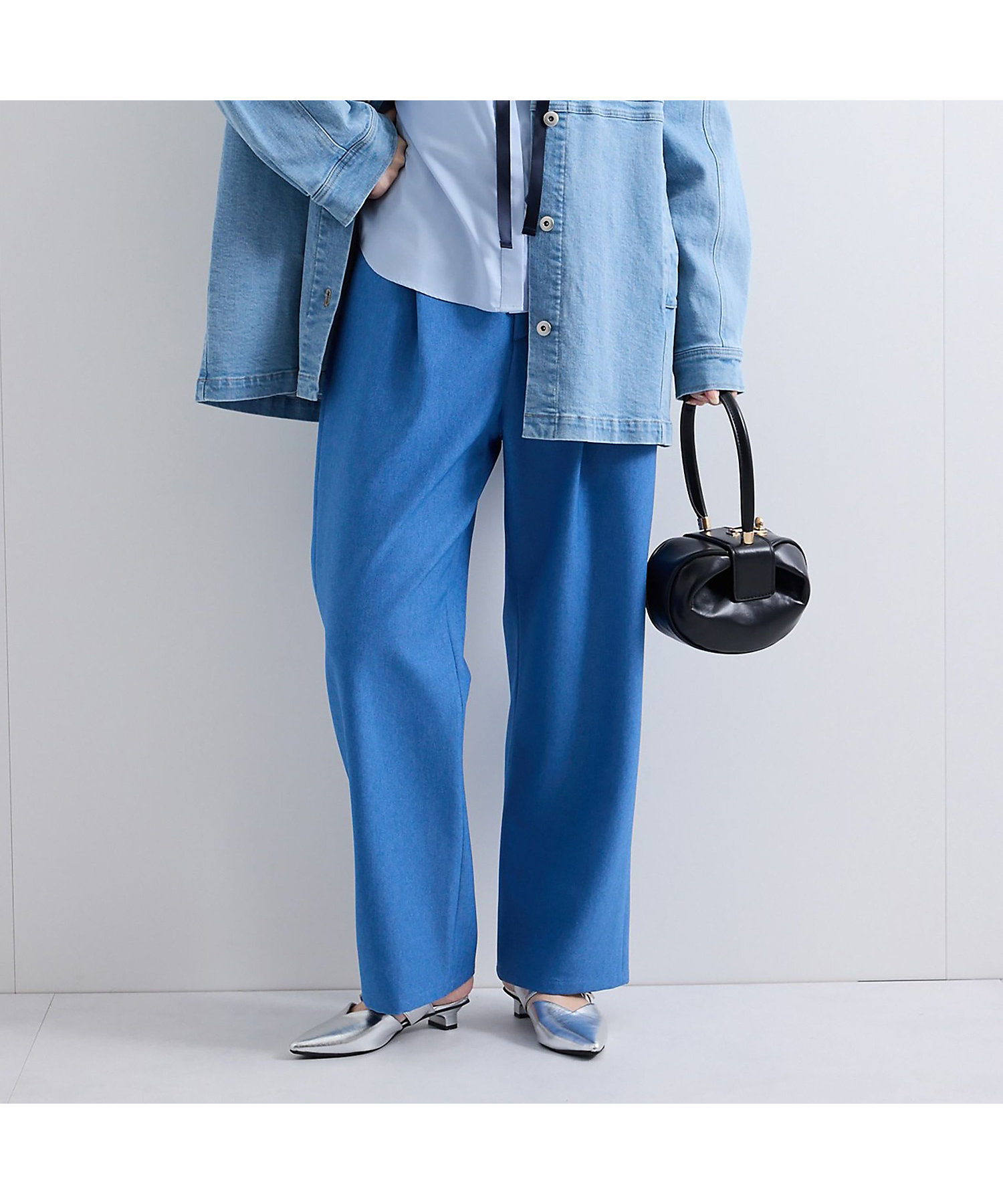 ツイルチノカーブパンツ≪洗濯機で洗える≫ | VICKY（Women）/ビッキー