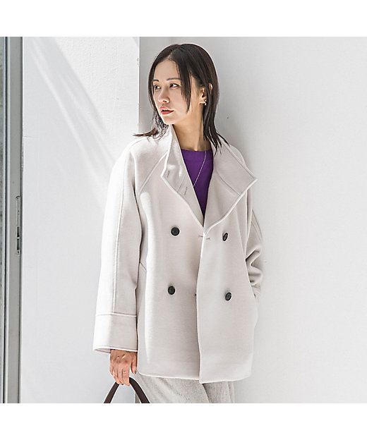 プレミアムウールカシミヤショートコート | LAUTREAMONT (Women