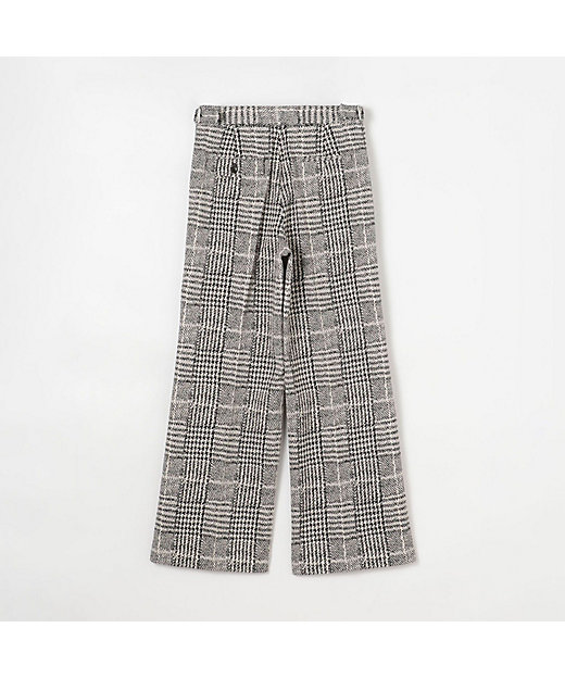 グレンチェックジャカード フレアパンツ | CABaN/キャバン | 三越