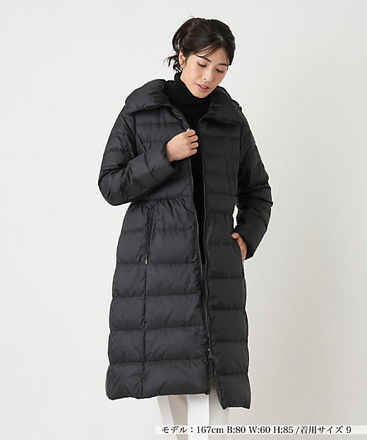 ロングダウンコート【Leilian WHITE LABEL