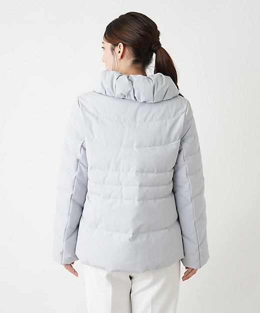 ショールカラーダウンコート【Leilian WHITE LABEL