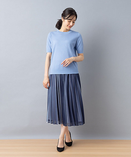 洗えるプリーツスカート | Leilian (Women)/レリアン | 三越伊勢丹