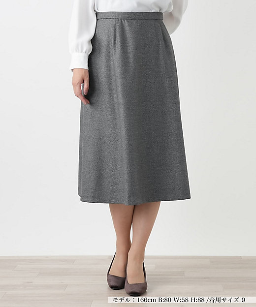 ミディ丈フレアスカート【ROCHAS Premiere】 | Leilian